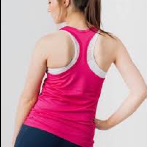 Zyia Active Dragonfruit mesh racer back tank. - Picture 6 of 6